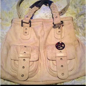 Elliot Lucca Leather braided purse